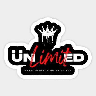 Unlimited Love, Power. Make everything possible Sticker